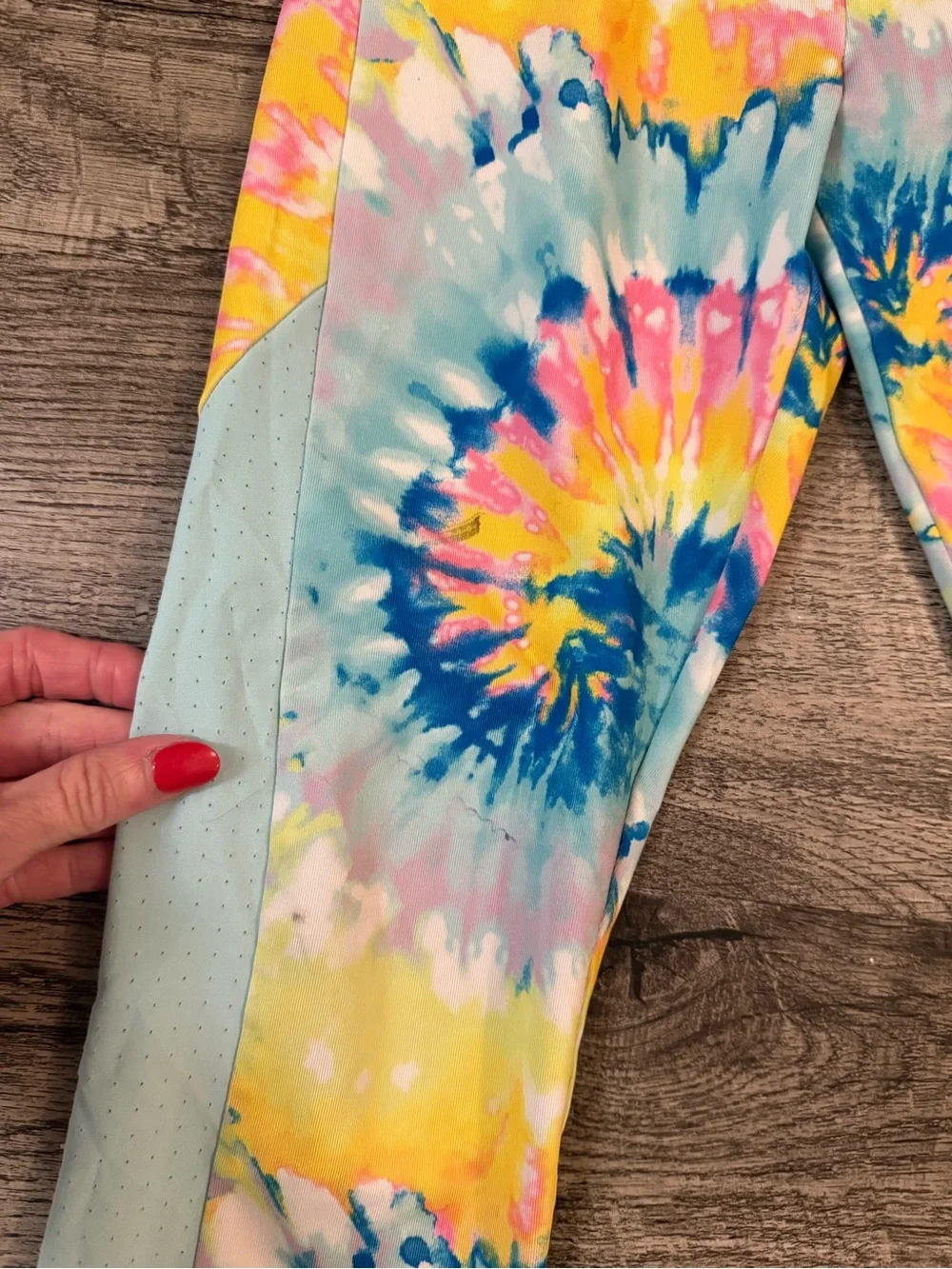 More Than Magic Girls Vibrant Tie-Dye Active Leggings